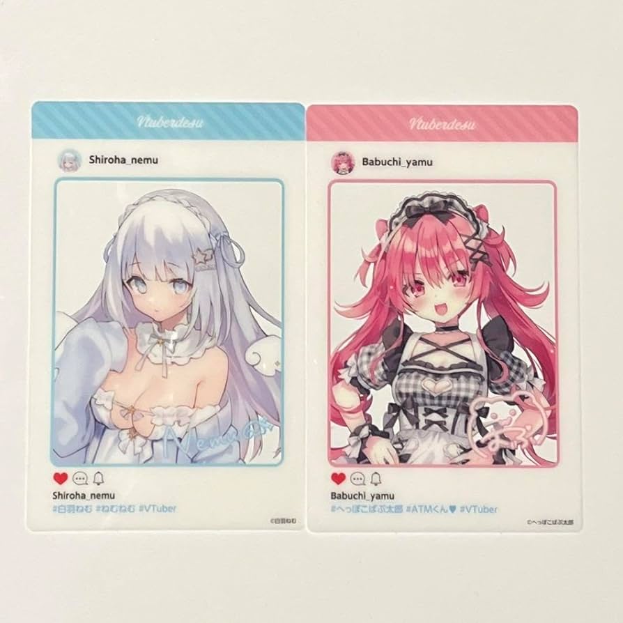 Amazon.co.jp: くじスクエア Vtuberくじ B賞 SNS風クリアカード